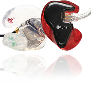 iPod and MP3 ear plugs with noise isolation design